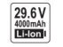 Akumuliatorius dulkių siurbliui 67103, 29,6 V, 4 Ah LUND (67108) 3 Akumuliatorius dulkių siurbliui 67103, 29,6 V, 4 Ah LUND (67108) 3