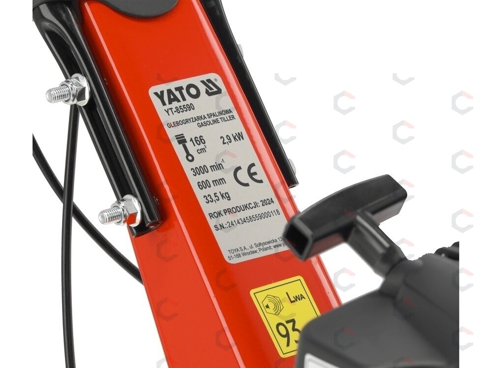 Benzininis moto kultivatorius | 36/60 cm | 166 cm3 (YT-85590) 15 Benzininis moto kultivatorius | 36/60 cm | 166 cm3 (YT-85590) 15