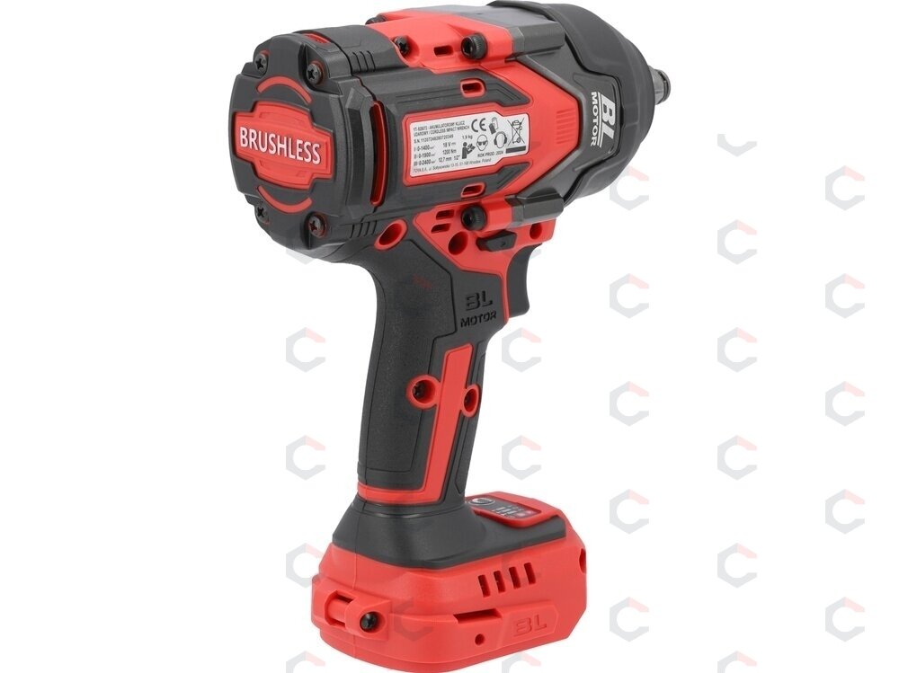 Bešepetėlinis smūginis veržliasūkis | 12,5 mm (1/2") | 18V 1200NM | M16 - M24 varžtams | be baterijos (YT-828072) 3 Bešepetėlinis smūginis veržliasūkis | 12,5 mm (1/2") | 18V 1200NM | M16 - M24 varžtams | be baterijos (YT-828072) 3