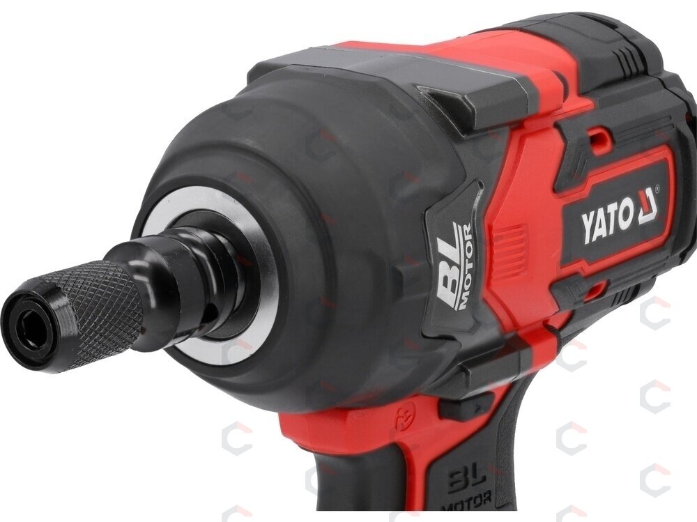 Bešepetėlinis smūginis veržliasūkis | 12,5 mm (1/2") | 18V 1200NM | M16 - M24 varžtams | be baterijos (YT-828072) 4 Bešepetėlinis smūginis veržliasūkis | 12,5 mm (1/2") | 18V 1200NM | M16 - M24 varžtams | be baterijos (YT-828072) 4