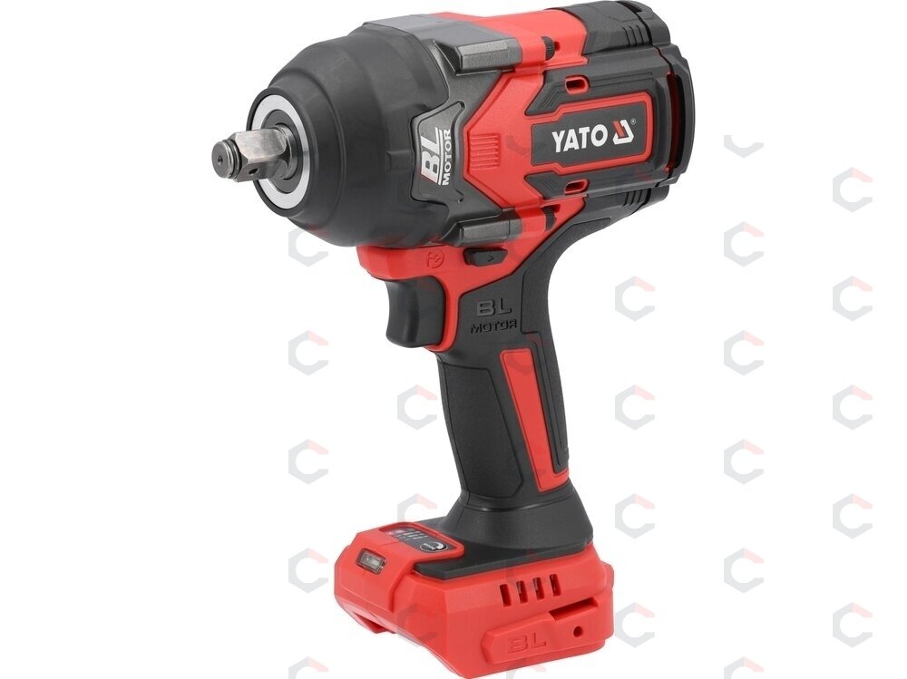 Bešepetėlinis smūginis veržliasūkis | 12,5 mm (1/2") | 18V 1200NM | M16 - M24 varžtams | be baterijos (YT-828072) Bešepetėlinis smūginis veržliasūkis | 12,5 mm (1/2") | 18V 1200NM | M16 - M24 varžtams | be baterijos (YT-828072)