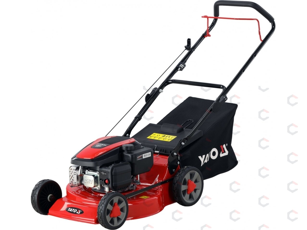 Stumiama benzininė vejapjovė YATO | 139 cm³ | 2,4 kW | 460 mm (YT-85501) 1 Stumiama benzininė vejapjovė YATO | 139 cm³ | 2,4 kW | 460 mm (YT-85501) 1