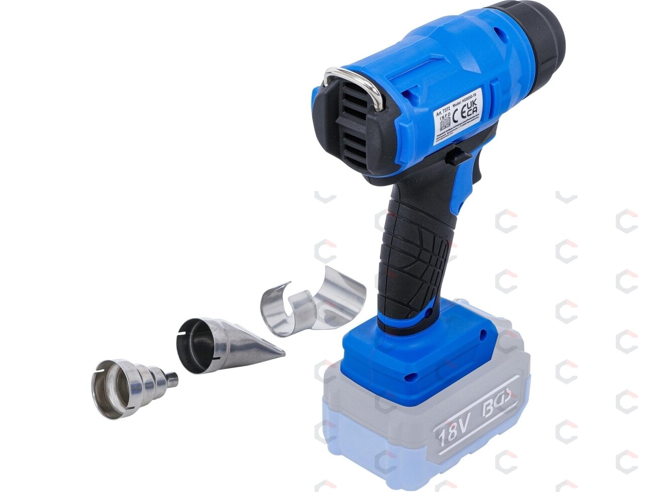 Belaidis šilumos pistoletas | 18 V | be baterijos (7372) 4 Belaidis šilumos pistoletas | 18 V | be baterijos (7372) 4