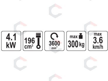 Benzininis savivartis | mini | 300 kg | 196 cm3 (YT-86115) 14 Benzininis savivartis | mini | 300 kg | 196 cm3 (YT-86115) 14