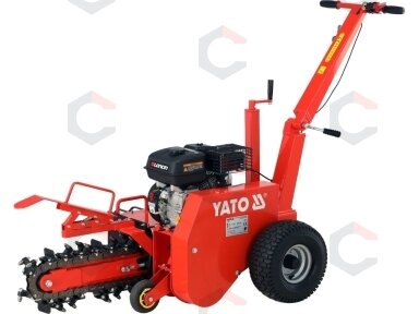 Benzininė tranšėjų kasimo mašina YATO | 196 cm³ | 450 mm (YT-86139) Benzininė tranšėjų kasimo mašina YATO | 196 cm³ | 450 mm (YT-86139)