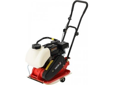 Benzininė vienakryptė vibroplokštė 13 kN, 540 × 420 mm, 88 kg YATO (YT-90303) Benzininė vienakryptė vibroplokštė 13 kN, 540 × 420 mm, 88 kg YATO (YT-90303)