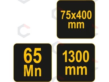 Betono gramdiklis su rankena 75 X 400 mm | 1300 mm (05752) Betono gramdiklis su rankena 75 X 400 mm | 1300 mm (05752)