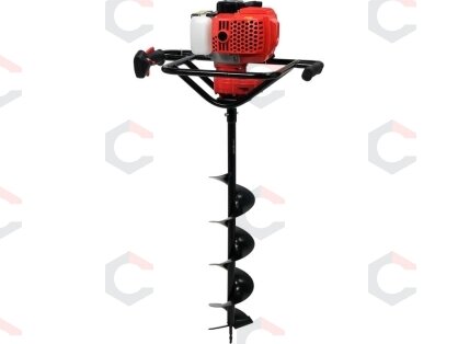 Benzininis gręžimo įrenginys | 1,4 KW + 3 grąžtai ir ilgintuvas (YT-84660) 2