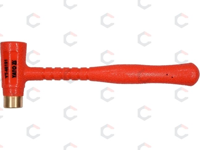 Beinercinis neatšokantis plaktukas | žalvarinis antgalis | 792 g | Ø 32 mm (YT-46191) 1 Beinercinis neatšokantis plaktukas | žalvarinis antgalis | 792 g | Ø 32 mm (YT-46191) 1