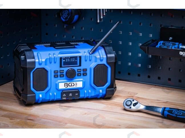 Hibridinis statybinis DAB+ ir FM radijas | Bluetooth | 18 V / 230 V | be akumuliatoriaus (7387) 1 Hibridinis statybinis DAB+ ir FM radijas | Bluetooth | 18 V / 230 V | be akumuliatoriaus (7387) 1