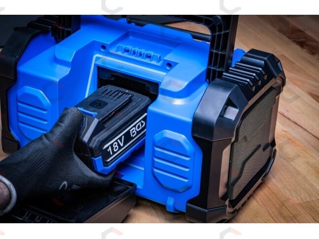 Hibridinis statybinis DAB+ ir FM radijas | Bluetooth | 18 V / 230 V | be akumuliatoriaus (7387) 2 Hibridinis statybinis DAB+ ir FM radijas | Bluetooth | 18 V / 230 V | be akumuliatoriaus (7387) 2