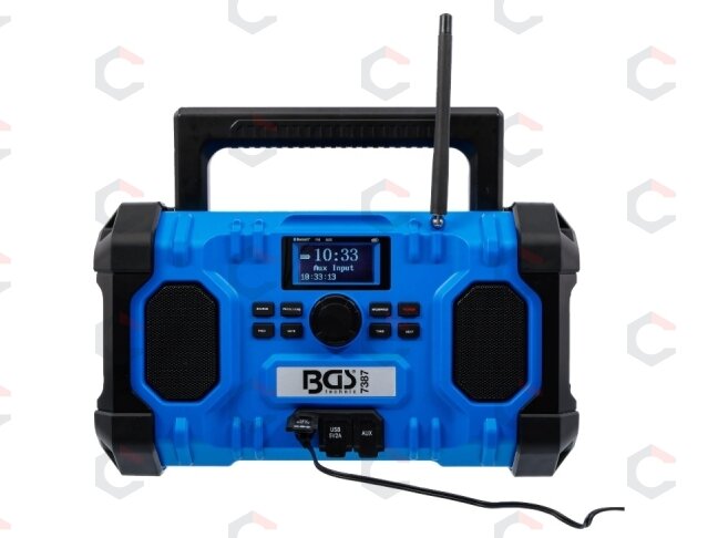Hibridinis statybinis DAB+ ir FM radijas | Bluetooth | 18 V / 230 V | be akumuliatoriaus (7387) 5 Hibridinis statybinis DAB+ ir FM radijas | Bluetooth | 18 V / 230 V | be akumuliatoriaus (7387) 5
