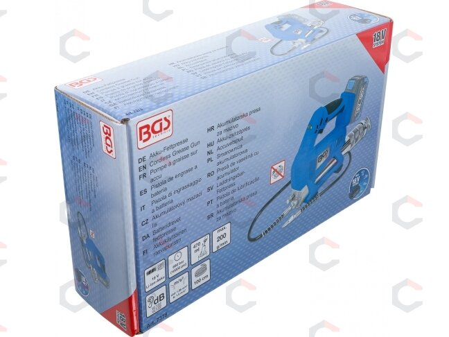 Belaidis tepimo pistoletas | 18 V | be įkraunamos baterijos (7378) 5 Belaidis tepimo pistoletas | 18 V | be įkraunamos baterijos (7378) 5