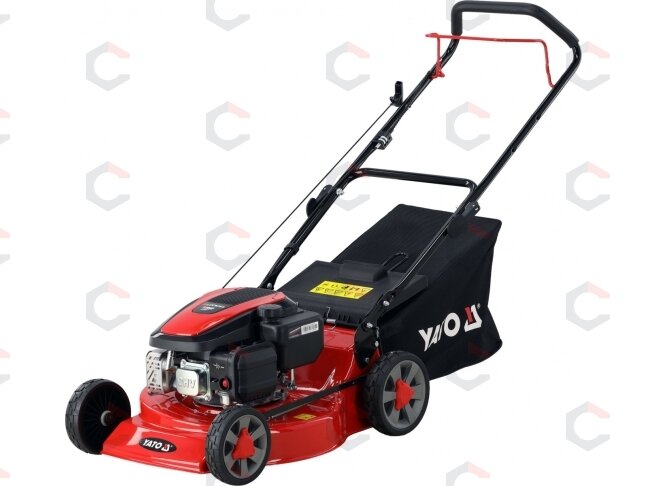 Stumiama benzininė vejapjovė YATO | 139 cm³ | 2,4 kW | 460 mm (YT-85501) 1 Stumiama benzininė vejapjovė YATO | 139 cm³ | 2,4 kW | 460 mm (YT-85501) 1