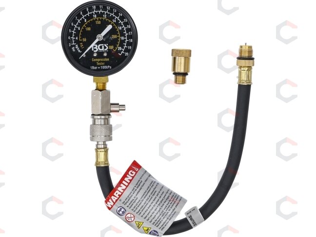 Benzininis kompresijos matuoklis | M12 + M14 (8236) 2