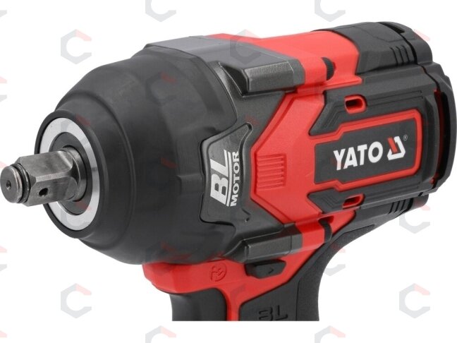 Bešepetėlinis smūginis veržliasūkis | 12,5 mm (1/2") | 18V 1200NM | M16 - M24 varžtams | be baterijos (YT-828072) 5 Bešepetėlinis smūginis veržliasūkis | 12,5 mm (1/2") | 18V 1200NM | M16 - M24 varžtams | be baterijos (YT-828072) 5
