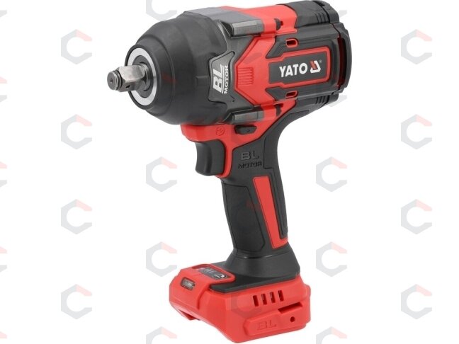 Bešepetėlinis smūginis veržliasūkis | 12,5 mm (1/2") | 18V 1200NM | M16 - M24 varžtams | be baterijos (YT-828072) Bešepetėlinis smūginis veržliasūkis | 12,5 mm (1/2") | 18V 1200NM | M16 - M24 varžtams | be baterijos (YT-828072)