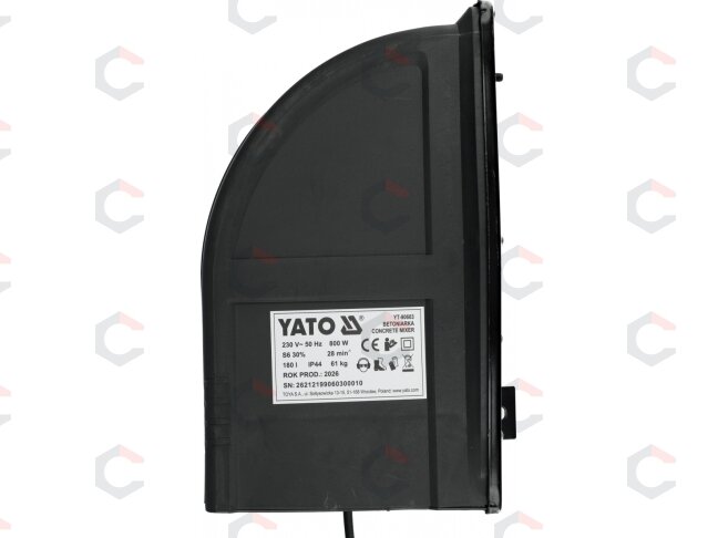 Betono maišyklė | 800 W | 180 l (YT-90603) 15 Betono maišyklė | 800 W | 180 l (YT-90603) 15