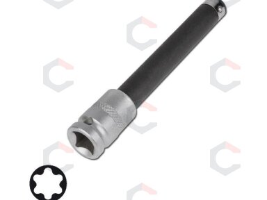BMW cilindro galvutės E tipo tipo galvutė | 150 mm | 12,5 mm (1/2") | E12 (2020) BMW cilindro galvutės E tipo tipo galvutė | 150 mm | 12,5 mm (1/2") | E12 (2020)