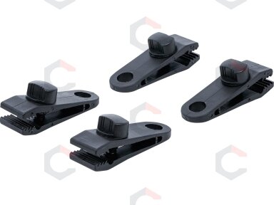 Brezento segtukų rinkinys | 4 vnt. (80728) Brezento segtukų rinkinys | 4 vnt. (80728)