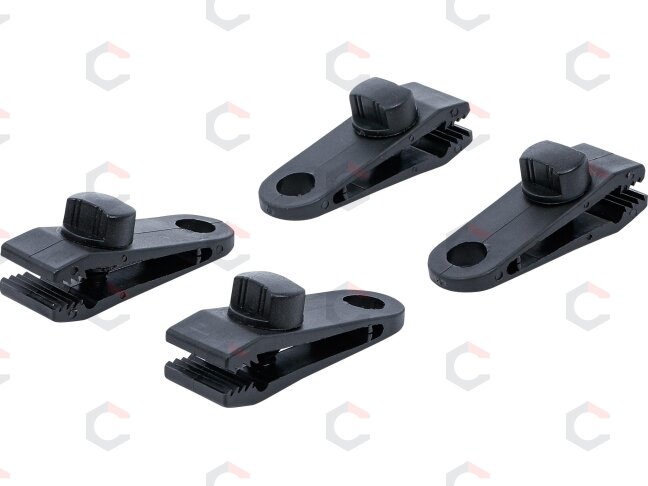 Brezento segtukų rinkinys | 4 vnt. (80728) Brezento segtukų rinkinys | 4 vnt. (80728)