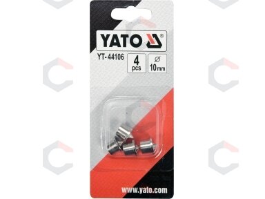 Centro žymekliai 10 mm / 4 vnt. (YT-44106) Centro žymekliai 10 mm / 4 vnt. (YT-44106)