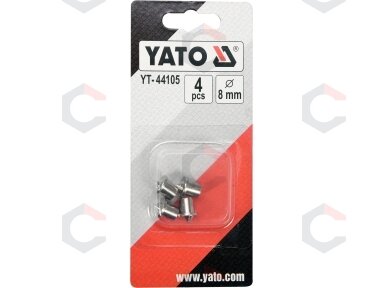 Centro žymekliai 8 mm / 4 vnt. (YT-44105) Centro žymekliai 8 mm / 4 vnt. (YT-44105)