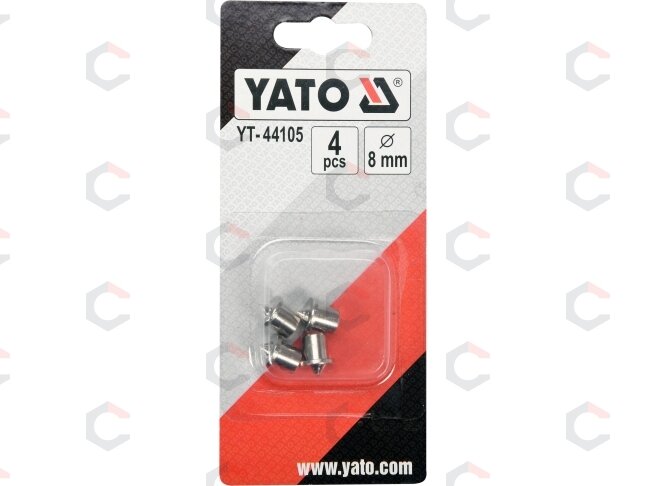 Centro žymekliai 8 mm / 4 vnt. (YT-44105) 1 Centro žymekliai 8 mm / 4 vnt. (YT-44105) 1