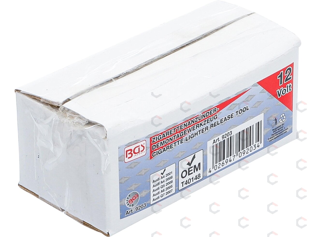 Cigarečių degiklio išėmėjas VAG (9203) 2 Cigarečių degiklio išėmėjas VAG (9203) 2