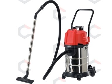 Cikloninis statybinis dulkių siurblys gipso dulkėms | 1200 W | 30 l (YT-85712) Cikloninis statybinis dulkių siurblys gipso dulkėms | 1200 W | 30 l (YT-85712)