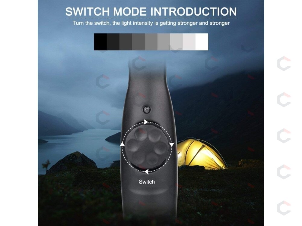 COB-LED darbo lempa | itin plokščio tipo | daug padėčių | USB + 220V maitinimo blokelis (CSW580) 6