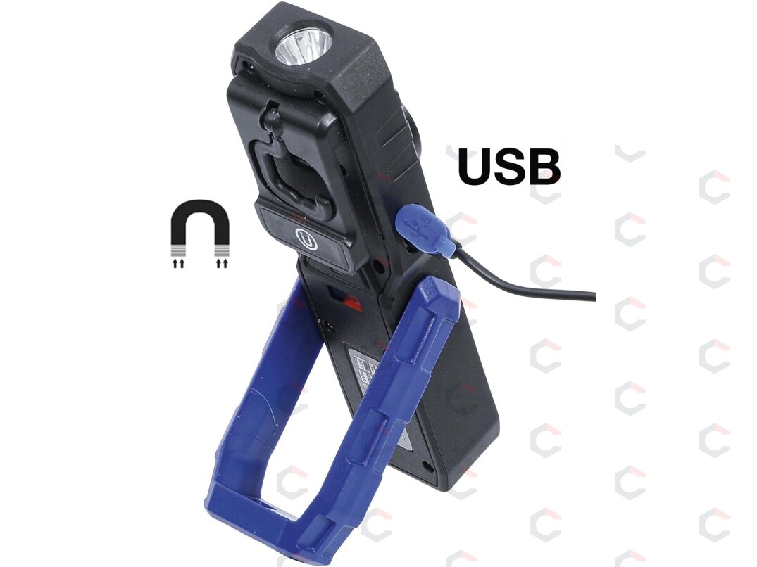 COB LED darbo lempa su magnetu ir kabliu | 4 režimai (70051) 3