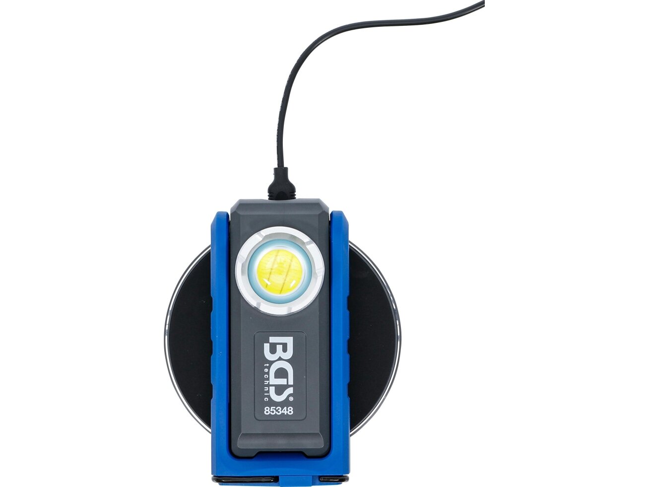 Akumuliatorinė darbo lempa BGS | 500 lm | su magnetu ir belaidžio įkrovimo padėklu (85348) 5 Akumuliatorinė darbo lempa BGS | 500 lm | su magnetu ir belaidžio įkrovimo padėklu (85348) 5