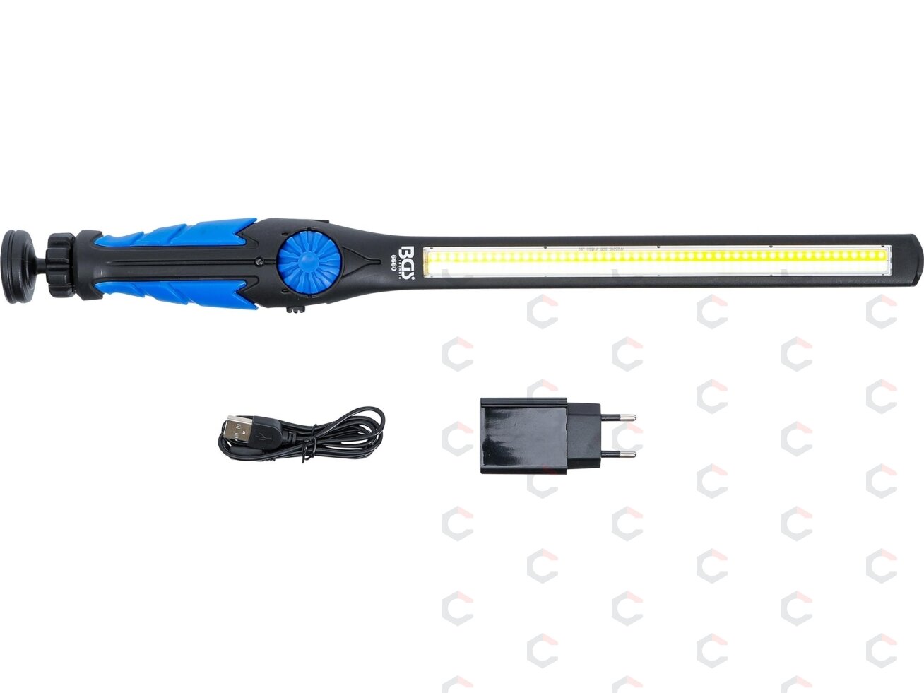 COB-LED / UV darbo lempa | baltas ir geltonas LED | itin plokščio tipo (6660) 1 COB-LED / UV darbo lempa | baltas ir geltonas LED | itin plokščio tipo (6660) 1