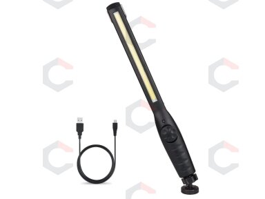 COB-LED darbo lempa | itin plokščio tipo | daug padėčių | magnetinė | USB (CSW581) COB-LED darbo lempa | itin plokščio tipo | daug padėčių | magnetinė | USB (CSW581)