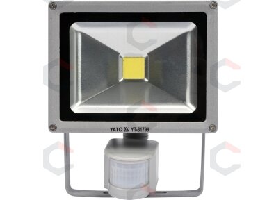 COB LED lempa su judesio davikliu 20W su diodu, 1400LM (YT-81798) COB LED lempa su judesio davikliu 20W su diodu, 1400LM (YT-81798)