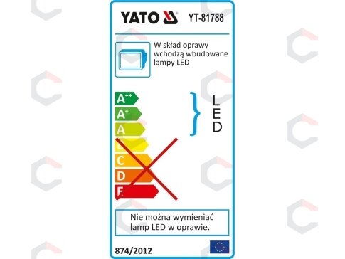 COB LED lempa su 0.7m - 1.7m stovu 20W, 1400 Liumenų (YT-81788) 5