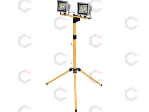COB LED lempos 2 vnt. su 0.7m - 1.7m stovu 20W, 1400 Liumenų x 2 (YT-81789) COB LED lempos 2 vnt. su 0.7m - 1.7m stovu 20W, 1400 Liumenų x 2 (YT-81789)