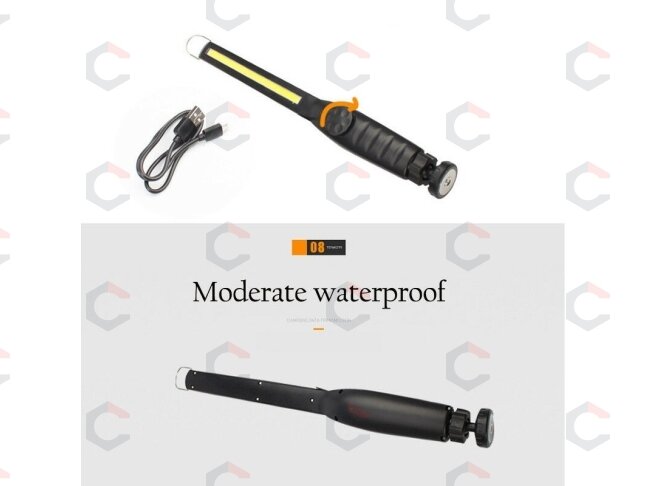 COB-LED darbo lempa | itin plokščio tipo | daug padėčių | magnetinė | USB (CSW581) 2 COB-LED darbo lempa | itin plokščio tipo | daug padėčių | magnetinė | USB (CSW581) 2