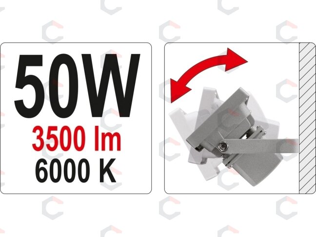 COB LED diodu lempa 50W, 3500LM (YT-81806) 4