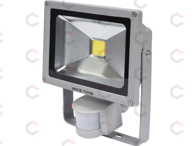 COB LED lempa su judesio davikliu 20W su diodu, 1400LM (YT-81798) COB LED lempa su judesio davikliu 20W su diodu, 1400LM (YT-81798)