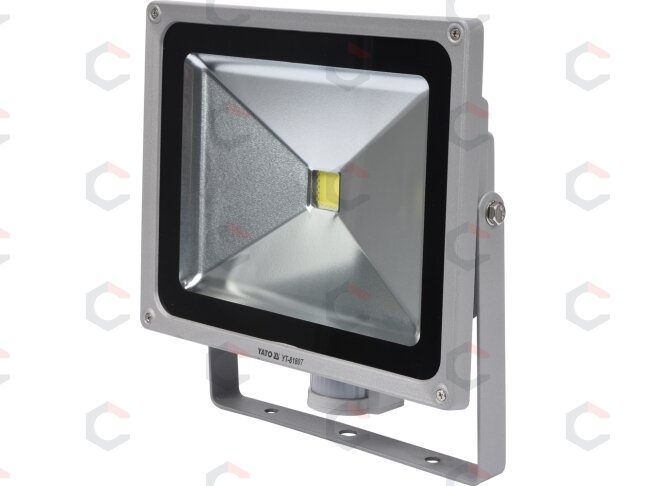 COB LED lempa su judesio davikliu 50W su diodu, 3500LM (YT-81807) COB LED lempa su judesio davikliu 50W su diodu, 3500LM (YT-81807)
