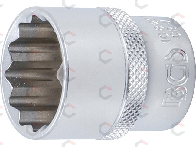 Colinių galvučių rinkinys 12 kampų | 12,5 mm (1/2") | 3/8" - 15/16"| 10 vnt. (9114) 6