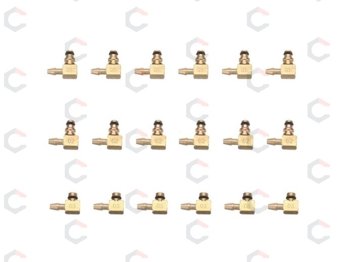 Common Rail diagnostinis perpylimo rinkinys | dyzeliniams varikliams | 6 cilindrų | 31 vnt. (HS-A2048) Common Rail diagnostinis perpylimo rinkinys | dyzeliniams varikliams | 6 cilindrų | 31 vnt. (HS-A2048)