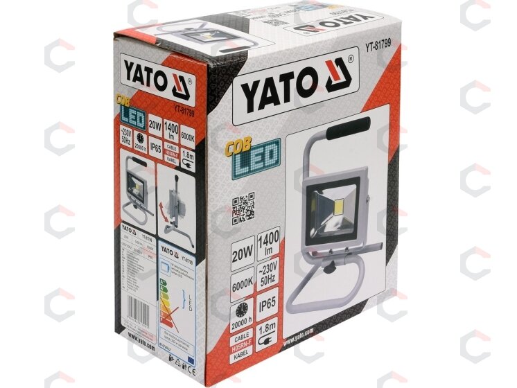 COB LED lempa su stovu | 20W | 1400 Liumenų (YT-81799) 1 COB LED lempa su stovu | 20W | 1400 Liumenų (YT-81799) 1