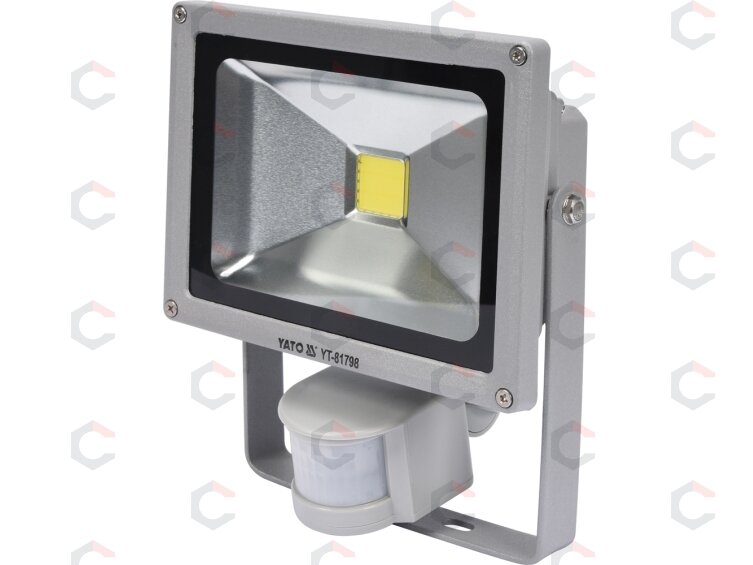 COB LED lempa su judesio davikliu 20W su diodu, 1400LM (YT-81798) COB LED lempa su judesio davikliu 20W su diodu, 1400LM (YT-81798)