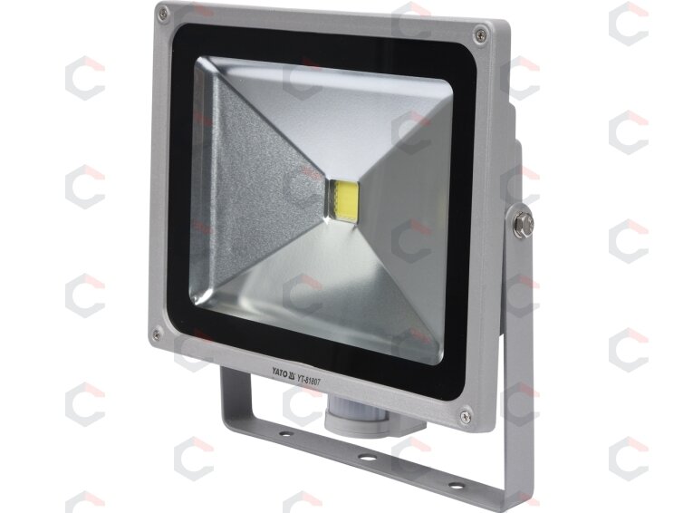 COB LED lempa su judesio davikliu 50W su diodu, 3500LM (YT-81807) COB LED lempa su judesio davikliu 50W su diodu, 3500LM (YT-81807)