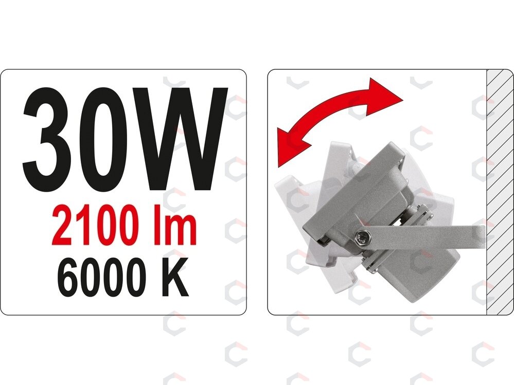 COB LED lempa 30W su diodu, 2100LM (YT-81803) 4 COB LED lempa 30W su diodu, 2100LM (YT-81803) 4