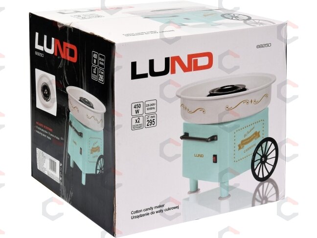 Cukraus vatos gaminimo aparatas | ant ratukų | 450 W (68250) 4 Cukraus vatos gaminimo aparatas | ant ratukų | 450 W (68250) 4