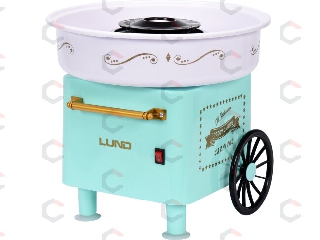 Cukraus vatos gaminimo aparatas | ant ratukų | 450 W (68250) Cukraus vatos gaminimo aparatas | ant ratukų | 450 W (68250)